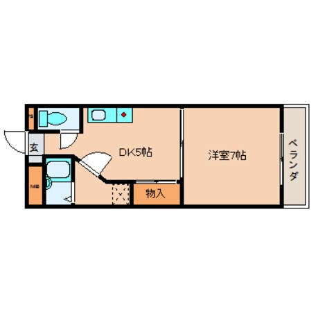 学園前駅 徒歩4分 1階の物件間取画像